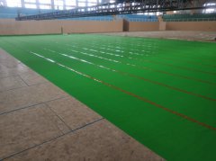 陜西學(xué)校體育館木地板工程案例